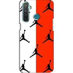 Чехлы для Realme 5 Pro - с картинкой JORDAN (AlphaPrint) (Лого Джордан)