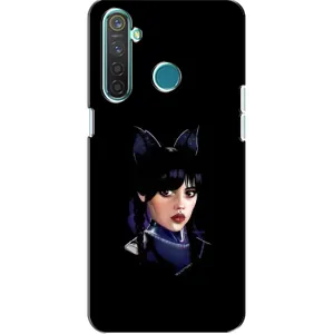 Чохли Венсдей на Realme 5 Pro Уенсдей (AlphaPrint) (серйозна Венздей)