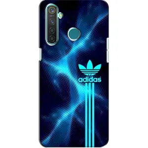 Чехлы Адидас для Realme 5 Pro (AlphaPrint) (Синий Адидас)