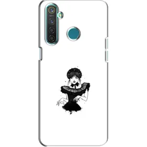 Чохли Венсдей на Realme 5 Pro Уенсдей (AlphaPrint) (танець Венздей)