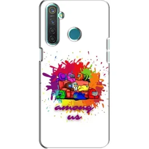 Чехол Амонг Ас для Realme 5 Pro (AlphaPrint) (Яркий АмонгАс)