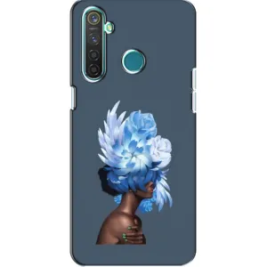 Чехлы (ART) Цветы на Realme 5 (VPrint) (Квіти на голові)