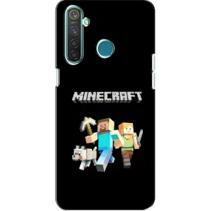 Чохол Майнкрафт на Realme 5 (AlphaPrint) Minecraft (герої Minecraft)