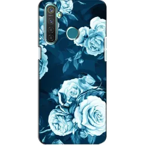 Чехлы (ART) Цветы на Realme 5 (VPrint) (Блактині бутони)