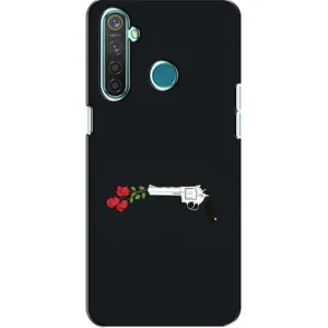 Чехлы (ART) Цветы на Realme 5 (VPrint) (Неочікувані квіти)