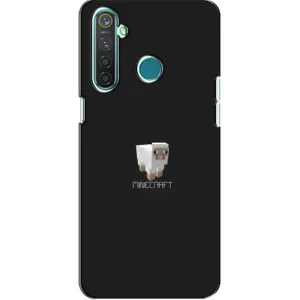 Чохол Майнкрафт на Realme 5 (AlphaPrint) Minecraft (Овечка Майнкрафт)