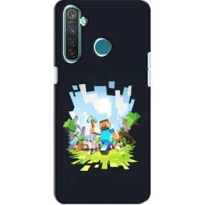 Чохол Майнкрафт на Realme 5 (AlphaPrint) Minecraft (персонажі Minecraft)