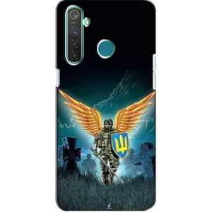 Чехлы с картинкой ЗСУ для Realme 5 (AlphaPrint) (Солдат ЗСУ)