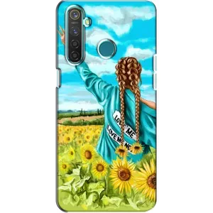 Чохол для Патріота України Realme 5 - (AlphaPrint) (Україночка)