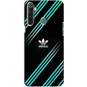 Чехлы Адидас для Realme 6i (AlphaPrint) (Адидас с полосами)