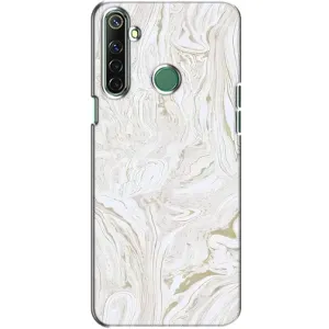 Мраморний чехол на Realme 6i (VPrint) (Білий мрамор)