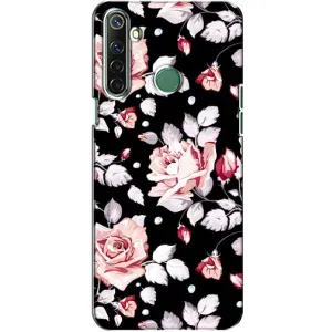 Чохли з квітами для Realme 6i (VPrint) (Квіти на чорному)