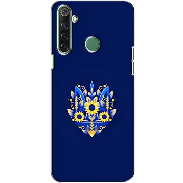 Чехол с принтом «Цветочный Герб» для Realme 6i