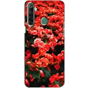 Чохли з квітами для Realme 6i (VPrint) (Квіти червоні)