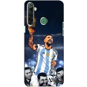 Чохли для Realme 6i (Leo чемпіон) (AlphaPrint) (Мессі з кубком)