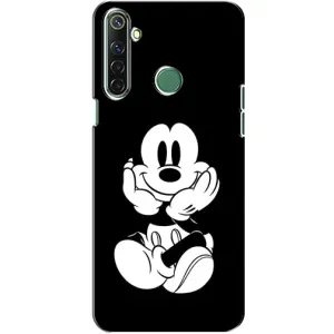 Міккі Маус чохол для Realme 6i (AlphaPrint - Мультяшні) (Маус на чорному)
