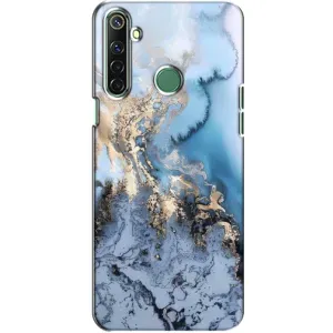 Мраморний чехол на Realme 6i (VPrint) (Ніжний мрамор)