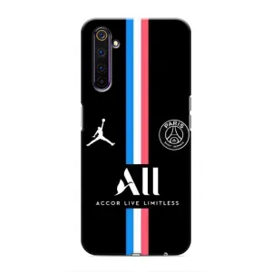Чохли PSG для Realme 6 Pro (AlphaPrint) (футболка ПСЖ)