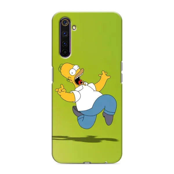 Чохол з принтом «Гомер Сімпсон» для Realme 6 Pro