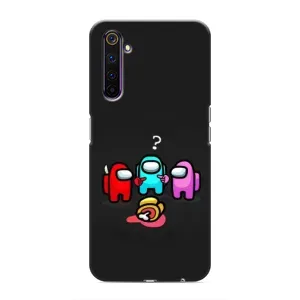 Чехол Амонг Ас для Realme 6 Pro (AlphaPrint) (Импостер)