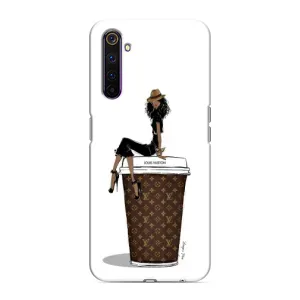Чохли Луі Вітон для Realme 6 Pro (AlphaPrint - LOUIS VUITTON) (кава LOUIS VUITTON)