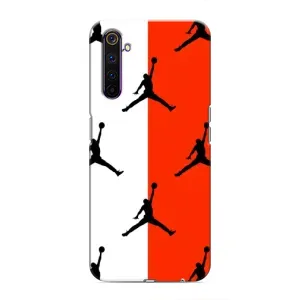 Чехлы для Realme 6 Pro - с картинкой JORDAN (AlphaPrint) (Лого Джордан)