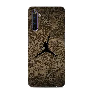 Чехлы для Realme 6 Pro - с картинкой JORDAN (AlphaPrint) (Logo Jordan)