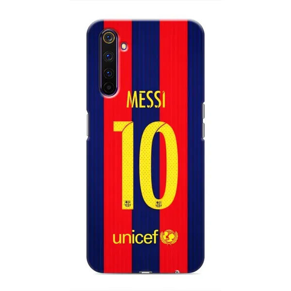 Чохол з принтом «Messi Barca 10» для Realme 6 Pro