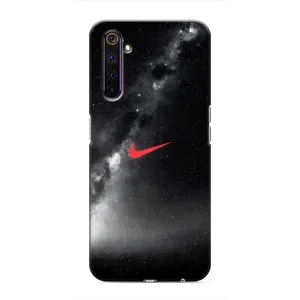 Чохол для Realme 6 Pro - з принтом Найк (AlphaPrint) (Найк червоний)