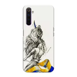 Чохли (Доброго вечора, ми за України) для РєалМі 6 Про (AlphaPrint)