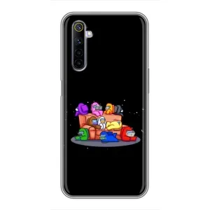 Чехол Амонг Ас для Realme 6 (AlphaPrint) (Амонг-ас)