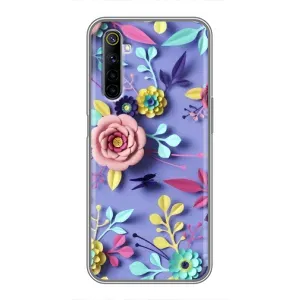 Чохли з квітами для Realme 6 (VPrint) (Дизайн квітів)