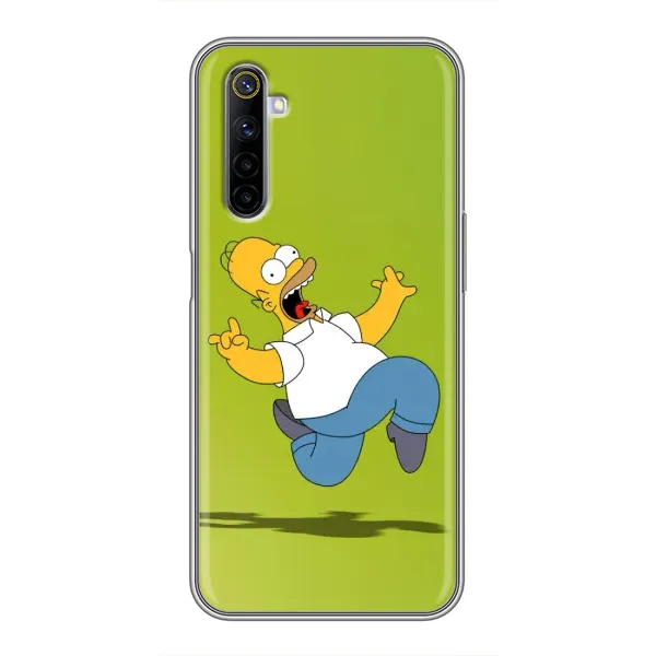 Чохол з принтом «Гомер Сімпсон» для Realme 6
