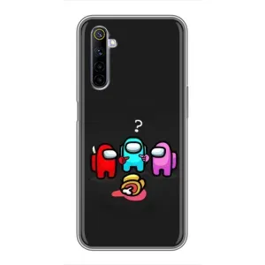 Чехол Амонг Ас для Realme 6 (AlphaPrint) (Импостер)