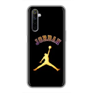 Чехлы для Realme 6 - с картинкой JORDAN (AlphaPrint) (Jordan Gold)
