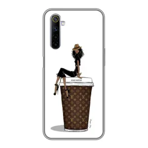 Чохли Луі Вітон для Realme 6 (AlphaPrint - LOUIS VUITTON) (кава LOUIS VUITTON)