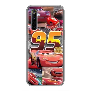 Силіконовий чохол Маквін для Realme 6 (Колаж Блискавка Маквін)