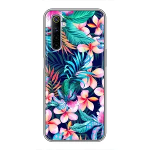 Чехол с принтом «Красочные цветы» для Realme 6