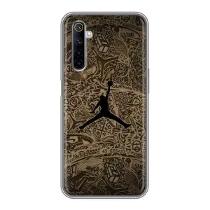 Чехлы для Realme 6 - с картинкой JORDAN (AlphaPrint) (Logo Jordan)
