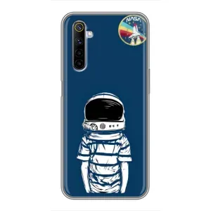 Чохол NASA для Realme 6 (AlphaPrint) (Хлопчик в шоломі)