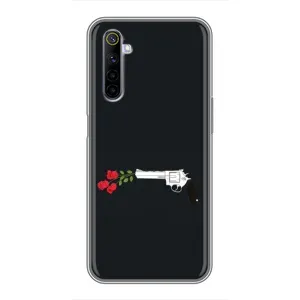 Чехлы (ART) Цветы на Realme 6 (VPrint) (Неочікувані квіти)