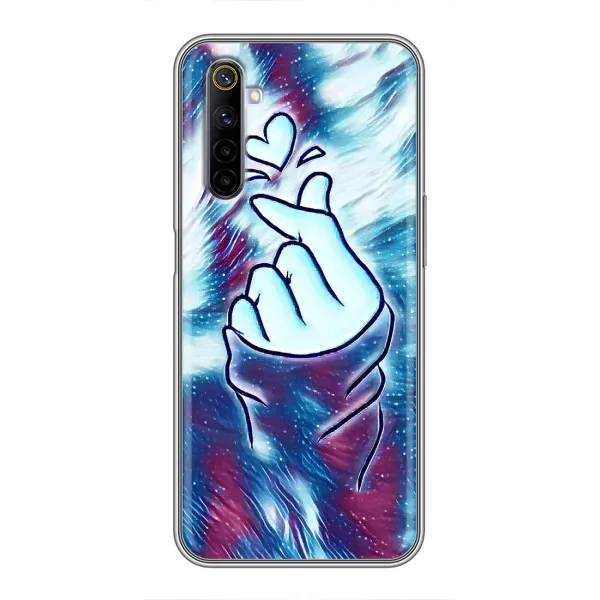 Чехол с принтом «Радужное сердце» для Realme 6