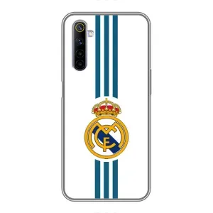 ФК Реал Мадрид чохли для Realme 6 (AlphaPrint) (Реал Мадрид на білому)