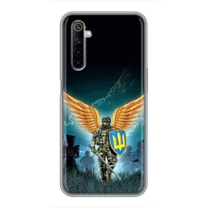 Чехлы с картинкой ЗСУ для Realme 6 (AlphaPrint) (Солдат ЗСУ)