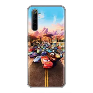 Силіконовий чохол Маквін для Realme 6 (Тачки на трасі)