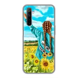 Чохол для Патріота України Realme 6 - (AlphaPrint) (Україночка)