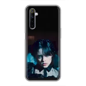Чохли Венсдей на Realme 6 Уенсдей (AlphaPrint) (погляд Венздей)