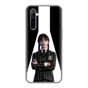 Чохли Венсдей на Realme 6 Уенсдей (AlphaPrint) (W-Wednesday)
