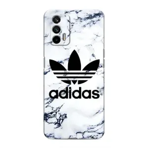Чехлы Адидас для Realme 7 Pro (AlphaPrint) (Адидас на мраморе)