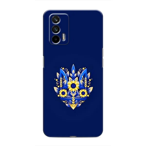 Чохол з принтом «Квітковий Герб» для Realme 7 Pro